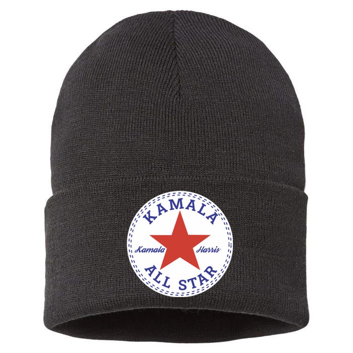 Kamala Harris All Star Logo Sustainable Knit Beanie