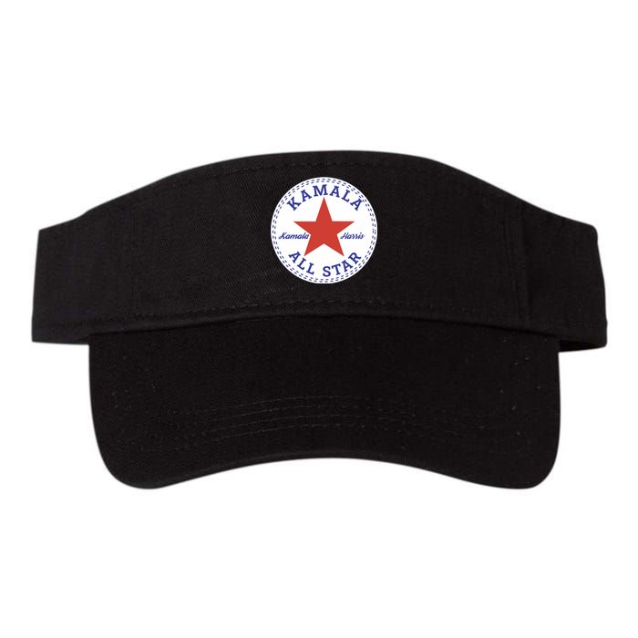 Kamala Harris All Star Logo Valucap Bio-Washed Visor