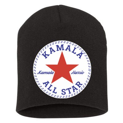 Kamala Harris All Star Logo Short Acrylic Beanie