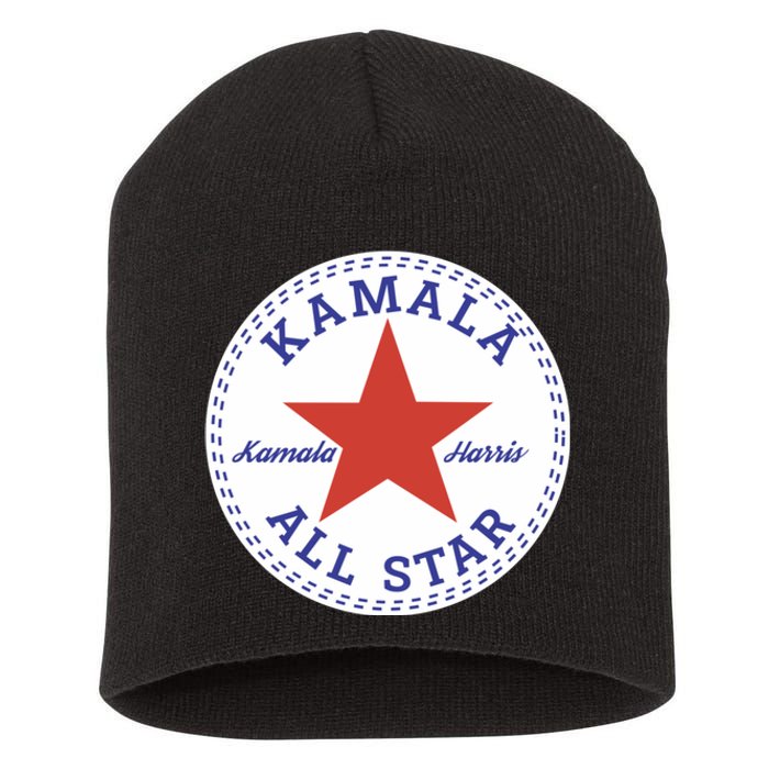 Kamala Harris All Star Logo Short Acrylic Beanie