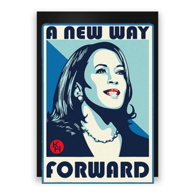 Kamala Harris A New Way Forward Poster