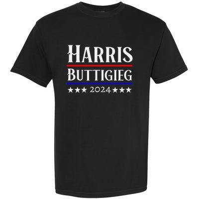 Kamala Harris And Pete Buttigieg President 2024 Election Garment-Dyed Heavyweight T-Shirt