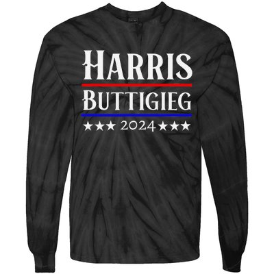 Kamala Harris And Pete Buttigieg President 2024 Election Tie-Dye Long Sleeve Shirt