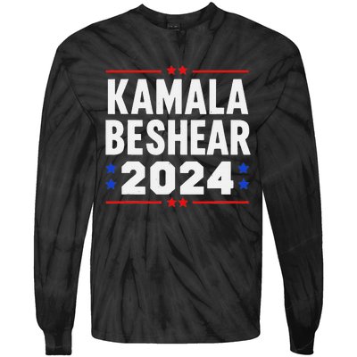 Kamala Harris Andy Beshear Usa President Vice President 2024 Tie-Dye Long Sleeve Shirt