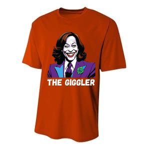 Kamala Harris As The Giggler Performance Sprint T-Shirt