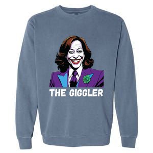 Kamala Harris As The Giggler Garment-Dyed Sweatshirt