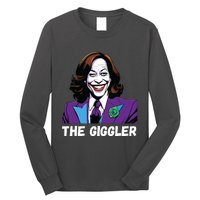 Kamala Harris As The Giggler Long Sleeve Shirt