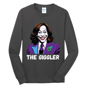 Kamala Harris As The Giggler Tall Long Sleeve T-Shirt