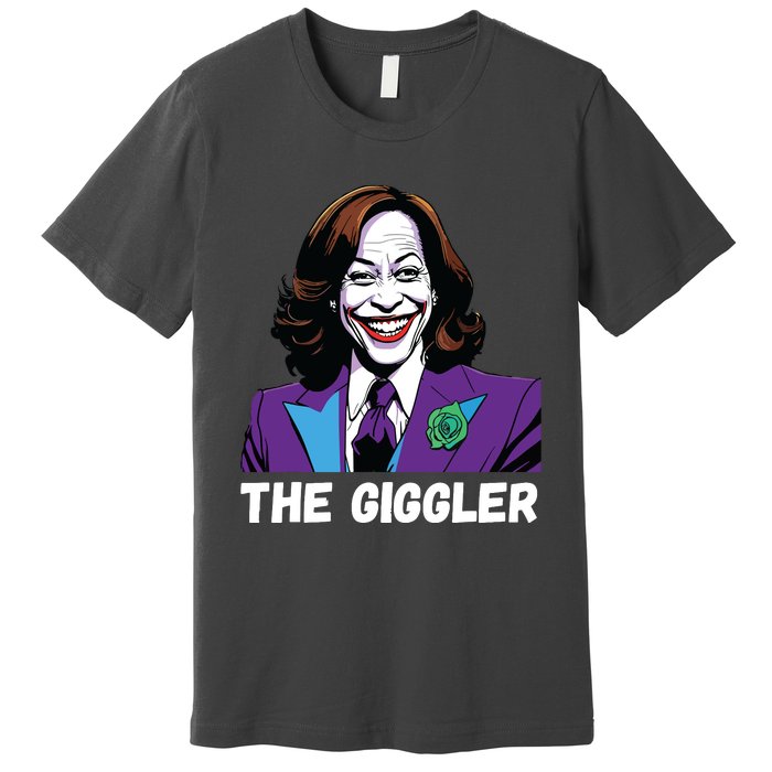 Kamala Harris As The Giggler Premium T-Shirt