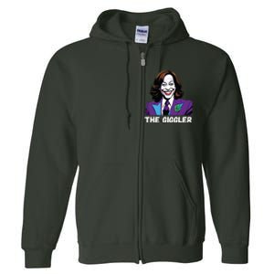 Kamala Harris As The Giggler Full Zip Hoodie