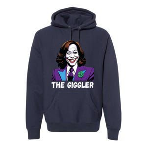 Kamala Harris As The Giggler Premium Hoodie