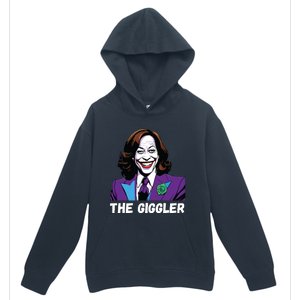 Kamala Harris As The Giggler Urban Pullover Hoodie