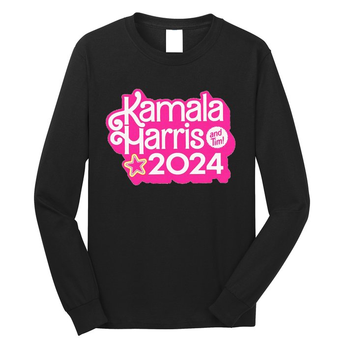 Kamala Harris And Tim 2024 Long Sleeve Shirt