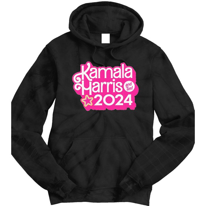 Kamala Harris And Tim 2024 Tie Dye Hoodie