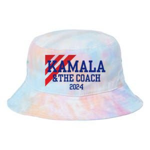 Kamala Harris And The Coach 2024 Tim Walz Design Tie Dye Newport Bucket Hat