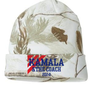 Kamala Harris And The Coach 2024 Tim Walz Design Kati Licensed 12" Camo Beanie