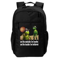 Kermit Hootin And Hollerin On The Outside Im Hootin Backpack