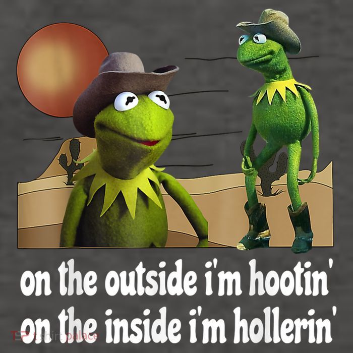 Kermit Hootin And Hollerin On The Outside Im Hootin Vector Backpack