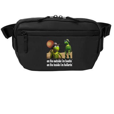 Kermit Hootin And Hollerin On The Outside Im Hootin Crossbody Pack