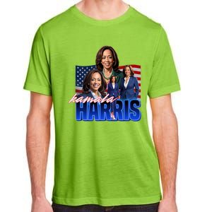 Kamala Harris American Flag Bootleg Reboot Adult ChromaSoft Performance T-Shirt