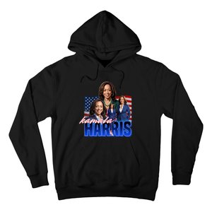 Kamala Harris American Flag Bootleg Reboot Hoodie