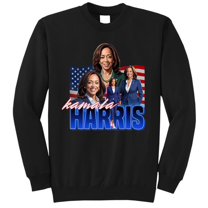 Kamala Harris American Flag Bootleg Reboot Sweatshirt