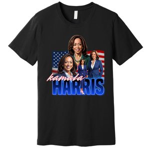 Kamala Harris American Flag Bootleg Reboot Premium T-Shirt