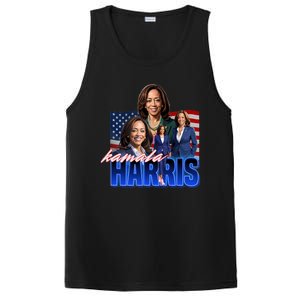 Kamala Harris American Flag Bootleg Reboot PosiCharge Competitor Tank