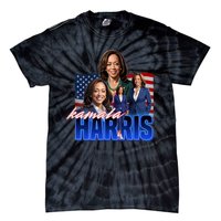 Kamala Harris American Flag Bootleg Reboot Tie-Dye T-Shirt