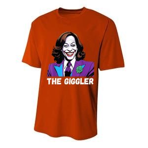 Kamala Harris As The Giggler Performance Sprint T-Shirt