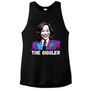 Kamala Harris As The Giggler Ladies PosiCharge Tri-Blend Wicking Tank