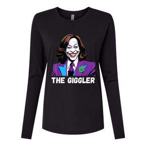 Kamala Harris As The Giggler Womens Cotton Relaxed Long Sleeve T-Shirt