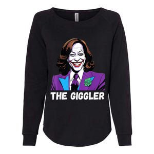 Kamala Harris As The Giggler Womens California Wash Sweatshirt