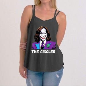 Kamala Harris As The Giggler Women's Strappy Tank