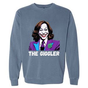 Kamala Harris As The Giggler Garment-Dyed Sweatshirt