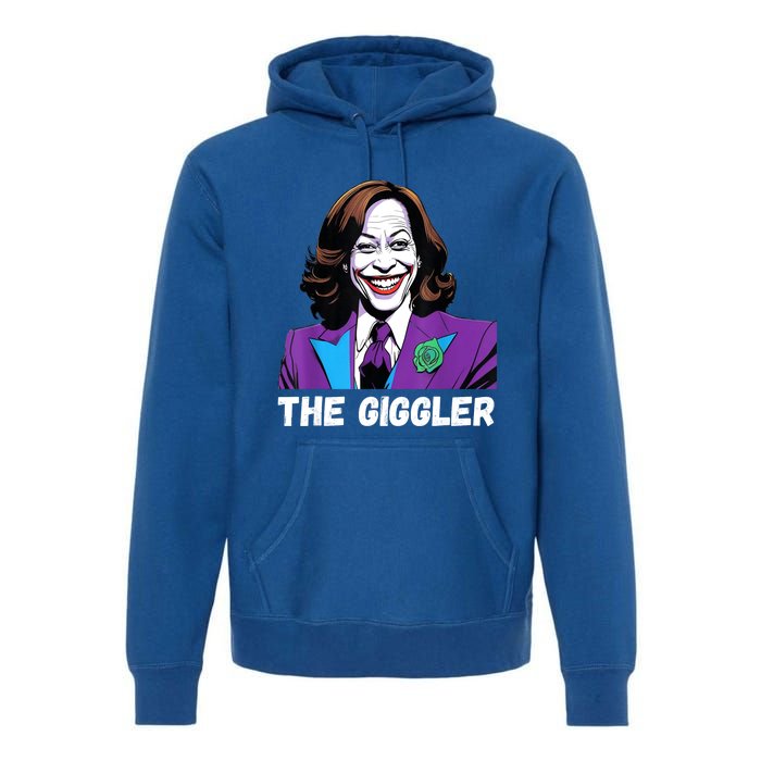 Kamala Harris As The Giggler Premium Hoodie