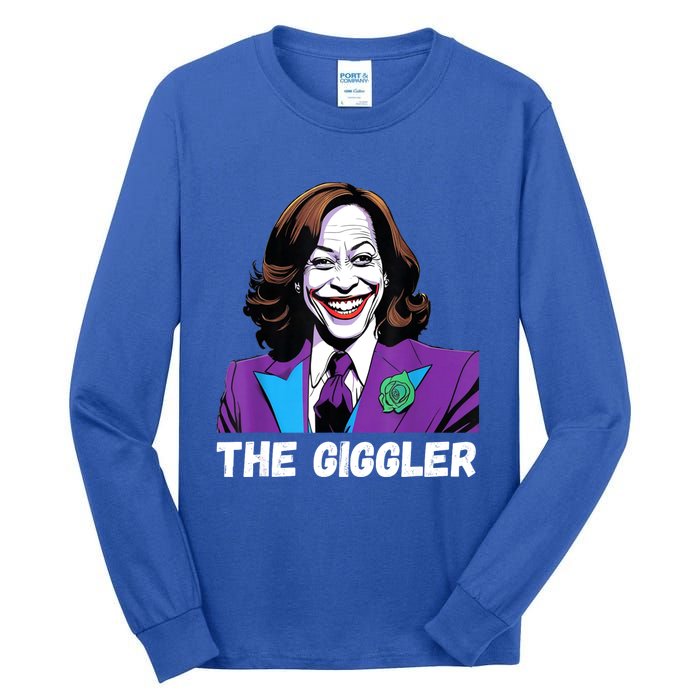 Kamala Harris As The Giggler Tall Long Sleeve T-Shirt