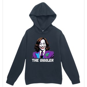 Kamala Harris As The Giggler Urban Pullover Hoodie