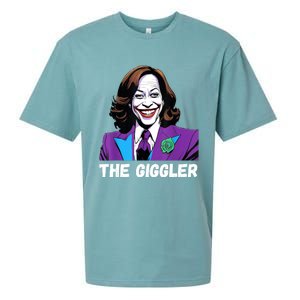 Kamala Harris As The Giggler Sueded Cloud Jersey T-Shirt