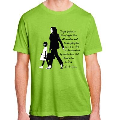 Kamala Harris And Ruby Bridges Adult ChromaSoft Performance T-Shirt