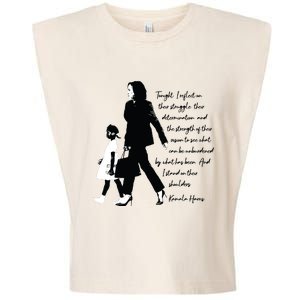 Kamala Harris And Ruby Bridges Garment-Dyed Women's Muscle Tee