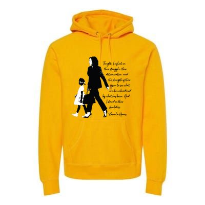 Kamala Harris And Ruby Bridges Premium Hoodie