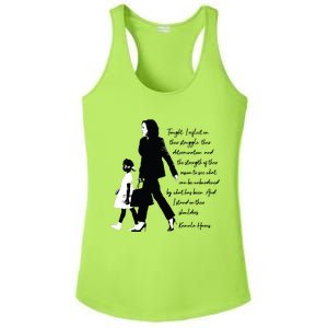 Kamala Harris And Ruby Bridges Ladies PosiCharge Competitor Racerback Tank