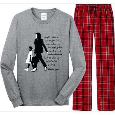 Kamala Harris And Ruby Bridges Long Sleeve Pajama Set