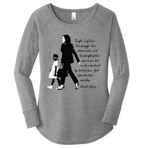 Kamala Harris And Ruby Bridges Women's Perfect Tri Tunic Long Sleeve Shirt