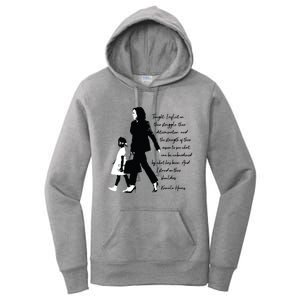 Kamala Harris And Ruby Bridges Women's Pullover Hoodie