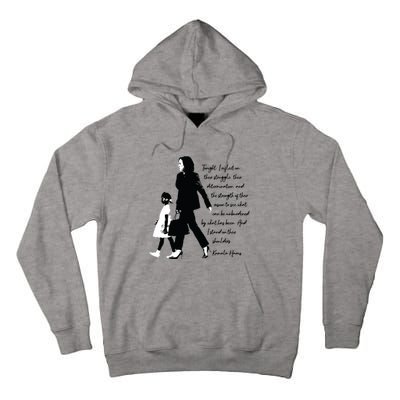 Kamala Harris And Ruby Bridges Tall Hoodie