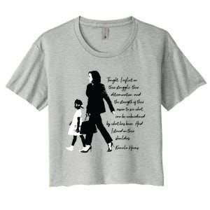 Kamala Harris And Ruby Bridges Women's Crop Top Tee