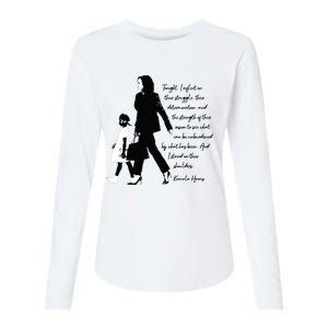 Kamala Harris And Ruby Bridges Womens Cotton Relaxed Long Sleeve T-Shirt