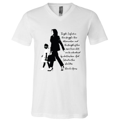 Kamala Harris And Ruby Bridges V-Neck T-Shirt